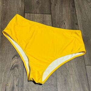 Vibrant Yellow Bikini Bottom